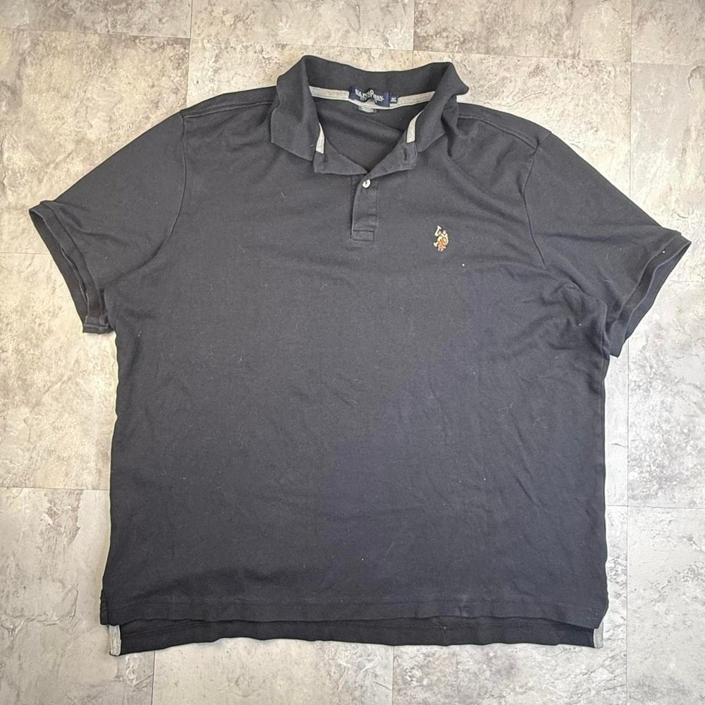Us Polo Assn black poli shirt size 2xl